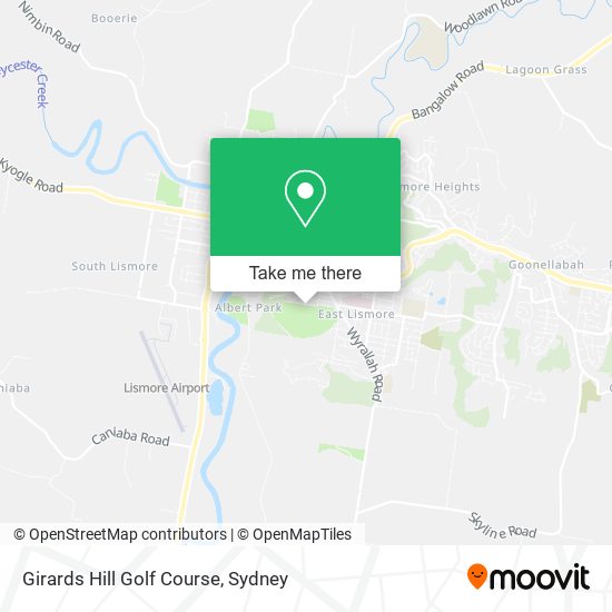 Girards Hill Golf Course map