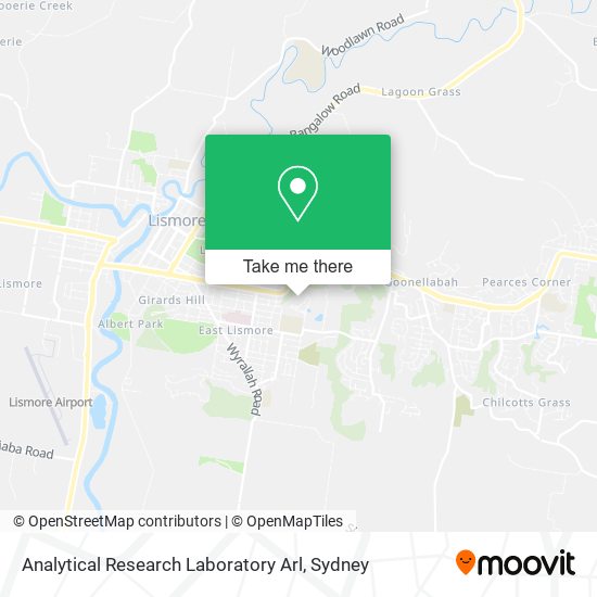 Analytical Research Laboratory Arl map