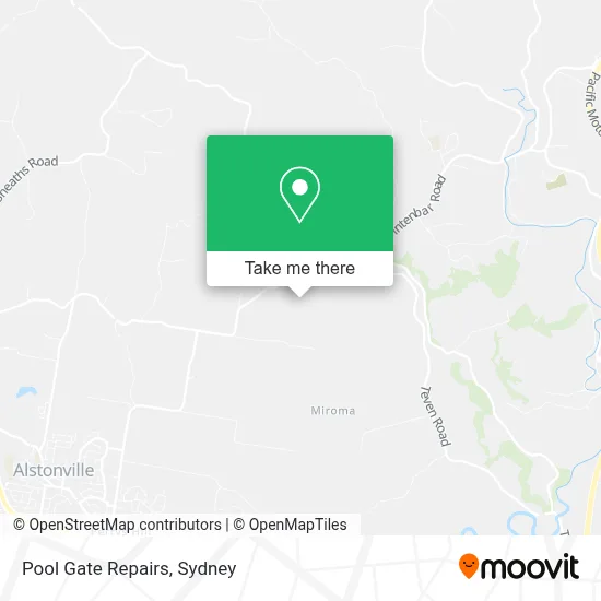 Mapa Pool Gate Repairs