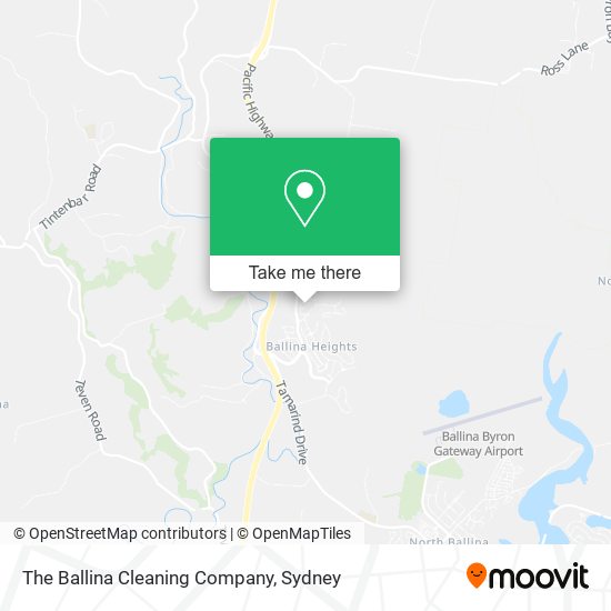 Mapa The Ballina Cleaning Company