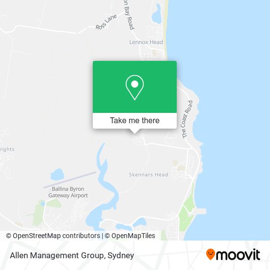Allen Management Group map
