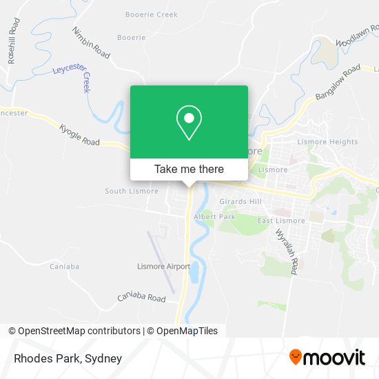 Mapa Rhodes Park