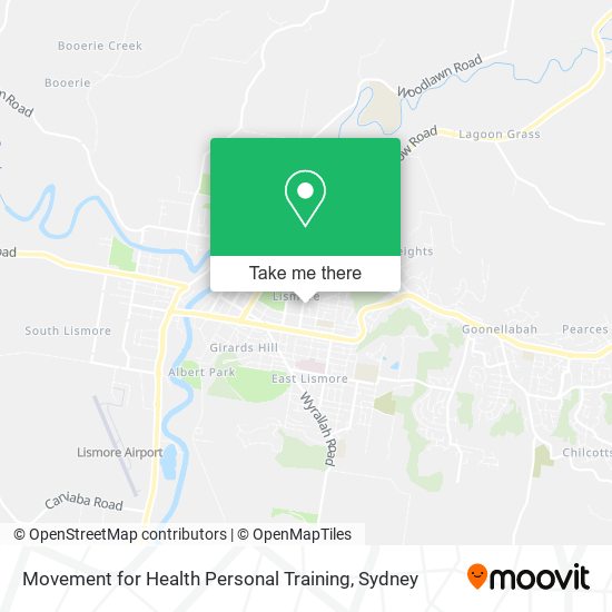 Movement for Health Personal Training map
