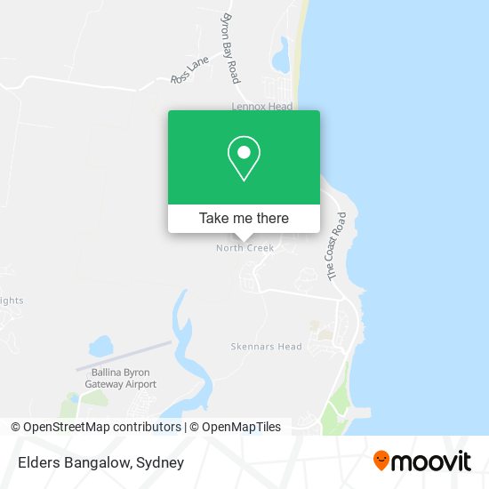 Elders Bangalow map