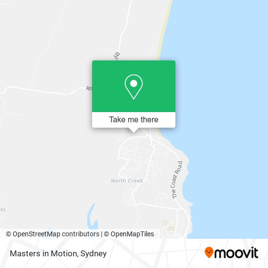 Masters in Motion map