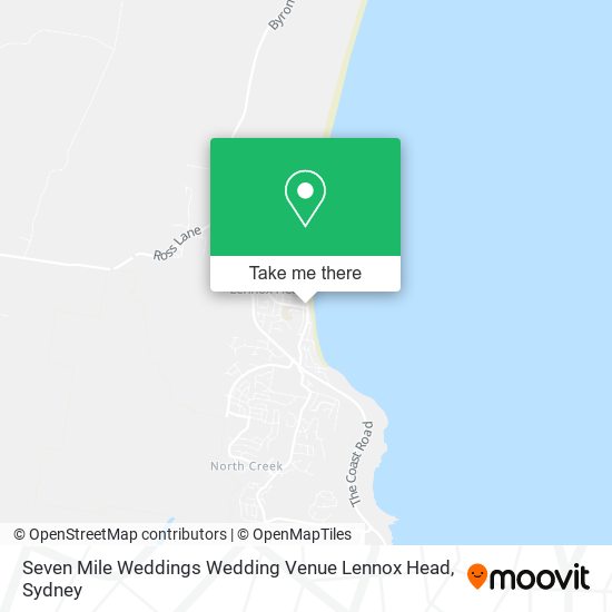 Mapa Seven Mile Weddings Wedding Venue Lennox Head