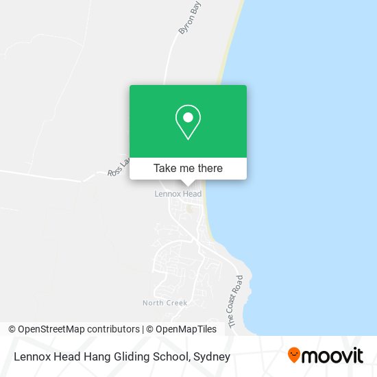 Lennox Head Hang Gliding School map