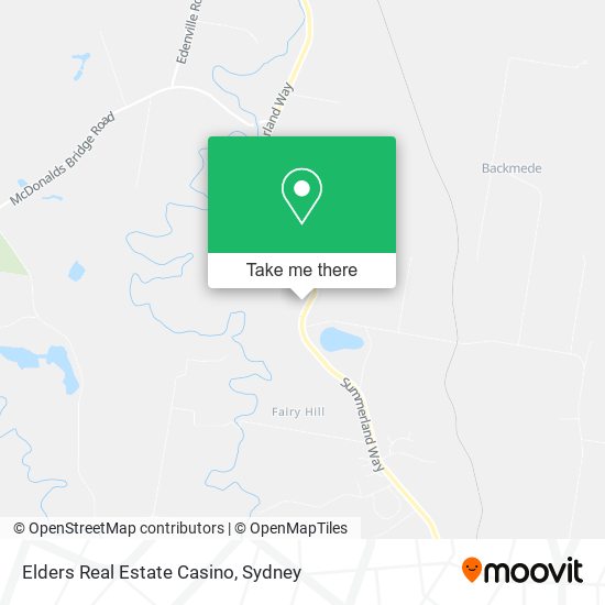 Elders Real Estate Casino map