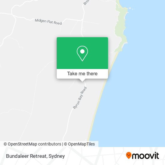 Bundaleer Retreat map