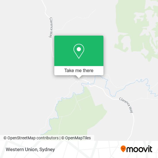 Western Union map