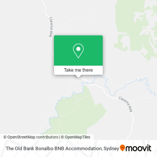 The Old Bank Bonalbo BNB Accommodation map