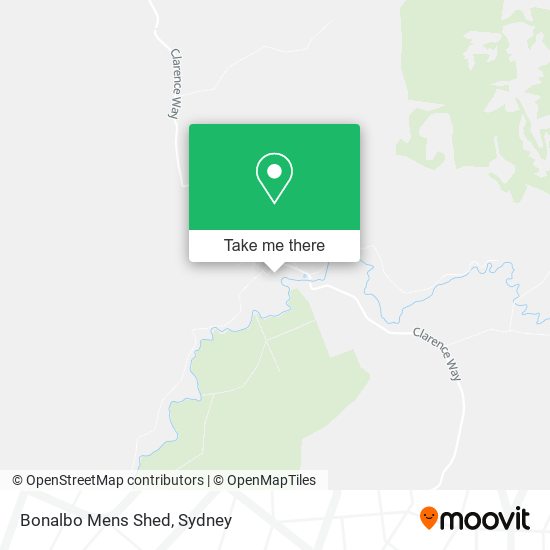 Bonalbo Mens Shed map