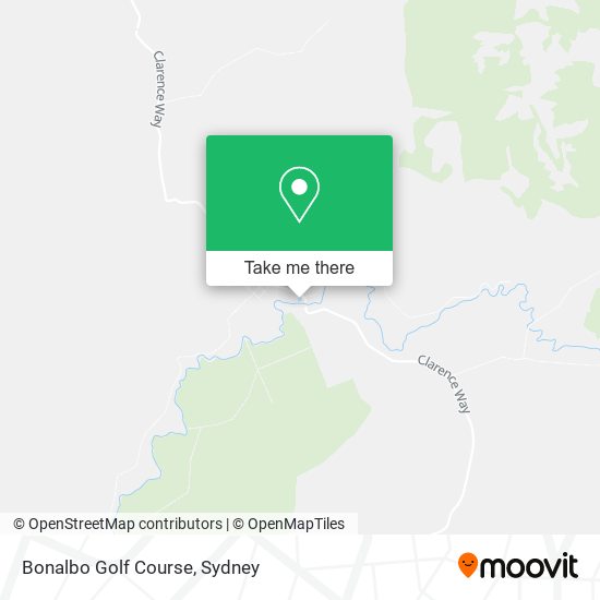 Bonalbo Golf Course map