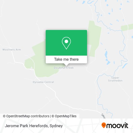 Jerome Park Herefords map