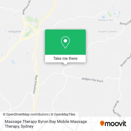 Massage Therapy Byron Bay Mobile Massage Therapy map