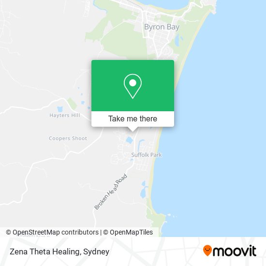 Zena Theta Healing map