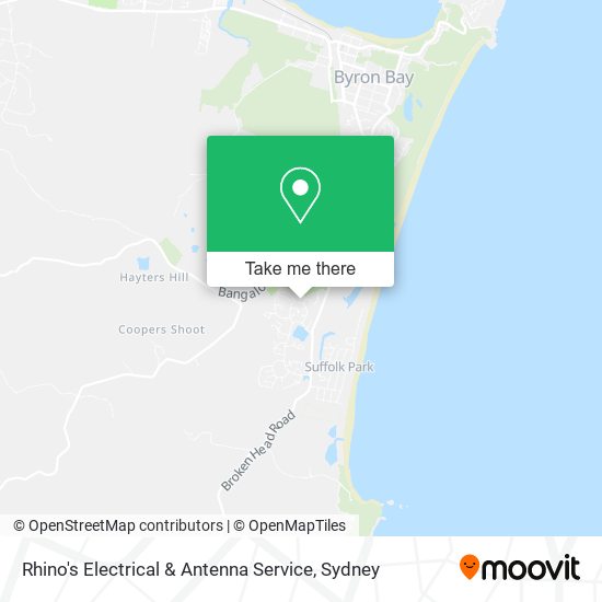 Mapa Rhino's Electrical & Antenna Service