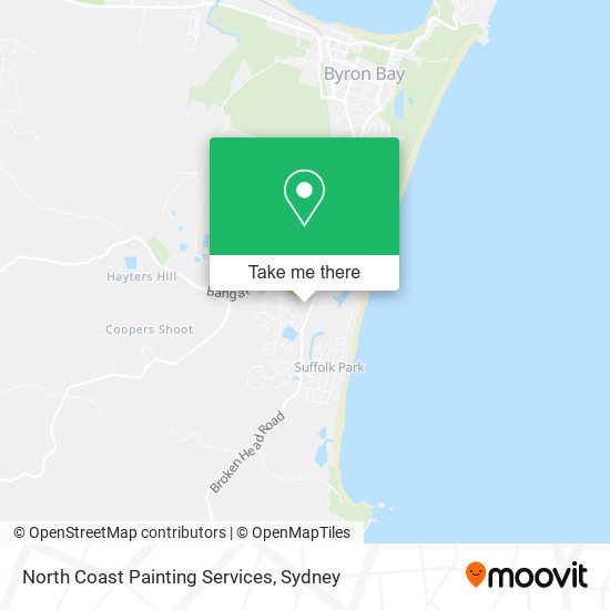 North Coast Painting Services map