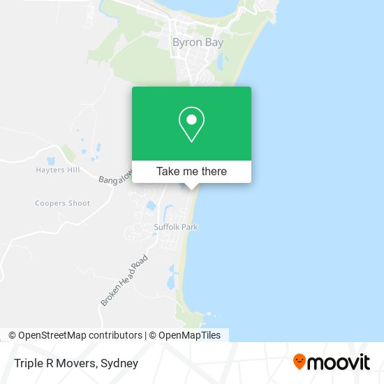Triple R Movers map