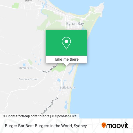 Burger Bar Best Burgers in the World map