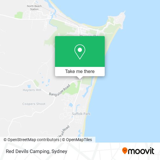 Red Devils Camping map