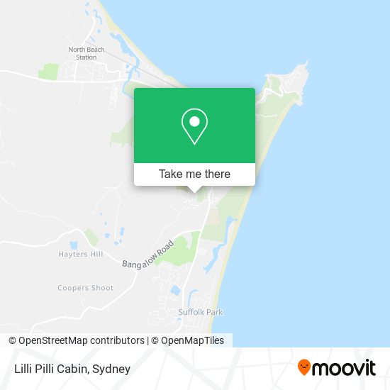 Lilli Pilli Cabin map