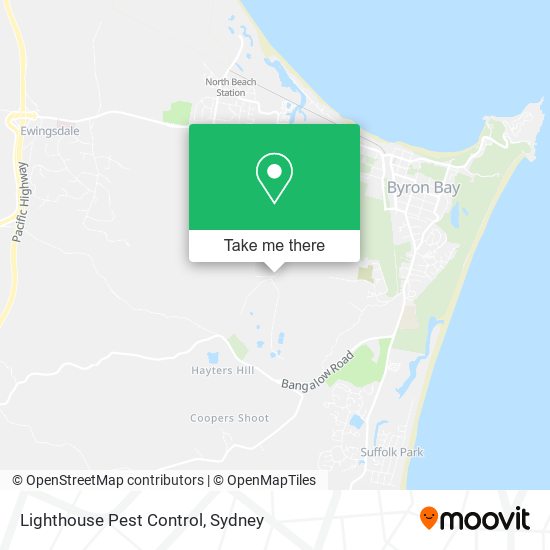 Mapa Lighthouse Pest Control