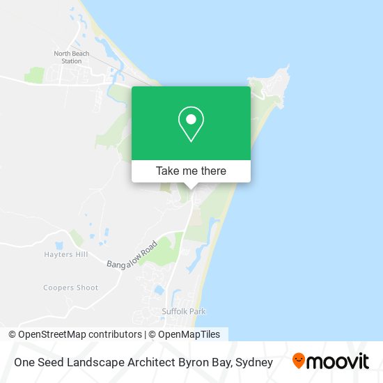 One Seed Landscape Architect Byron Bay map