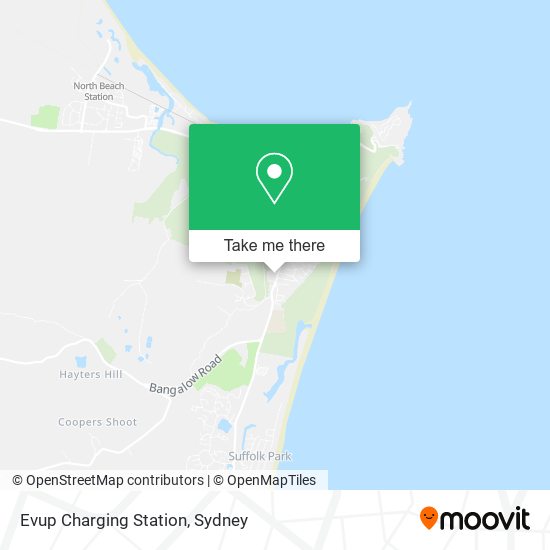 Mapa Evup Charging Station