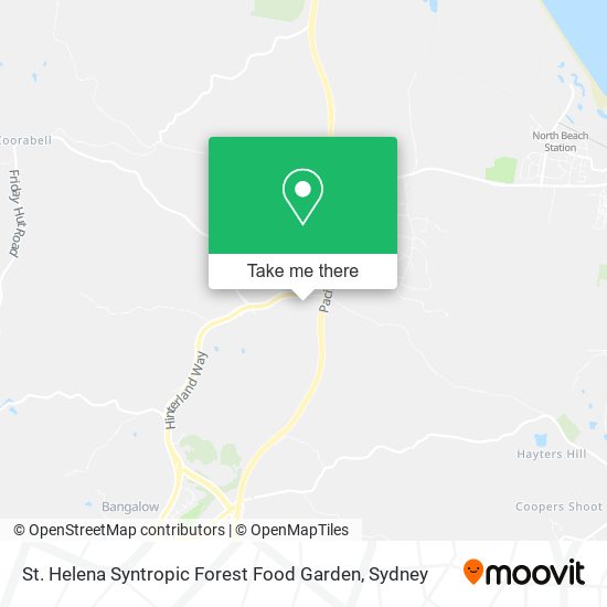 St. Helena Syntropic Forest Food Garden map