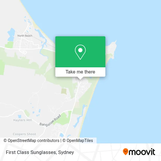 First Class Sunglasses map