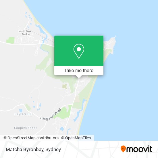 Matcha Byronbay map