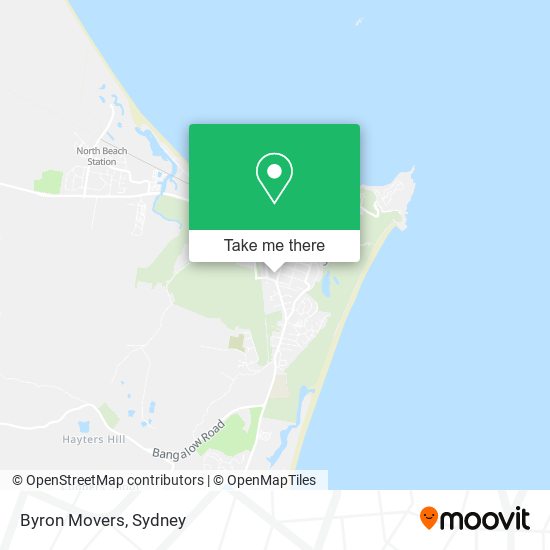 Byron Movers map