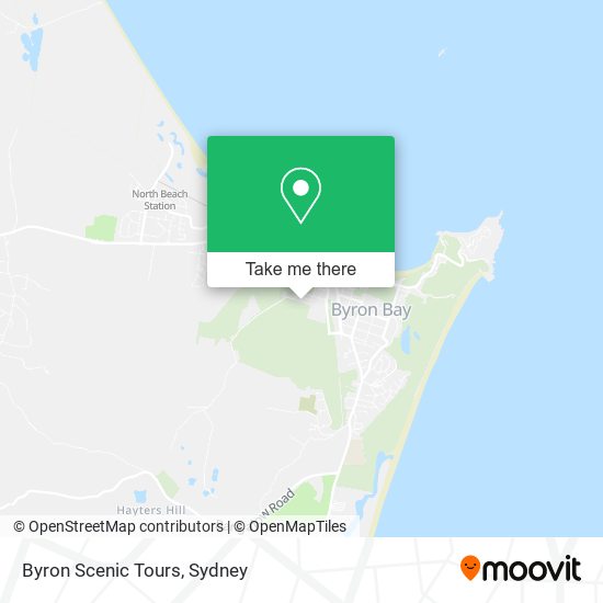Byron Scenic Tours map