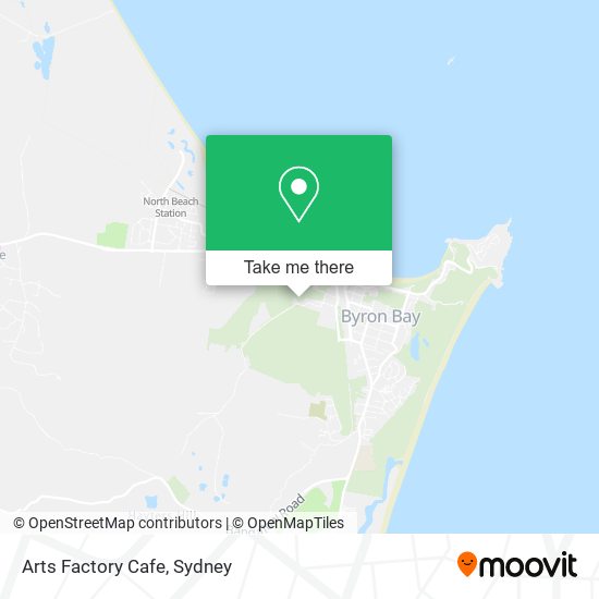 Arts Factory Cafe map