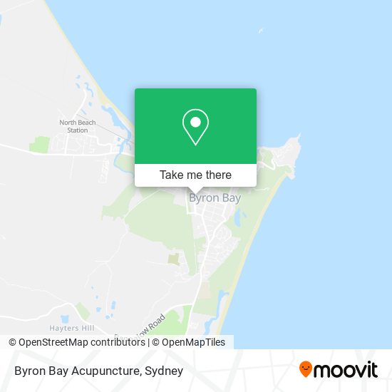 Byron Bay Acupuncture map