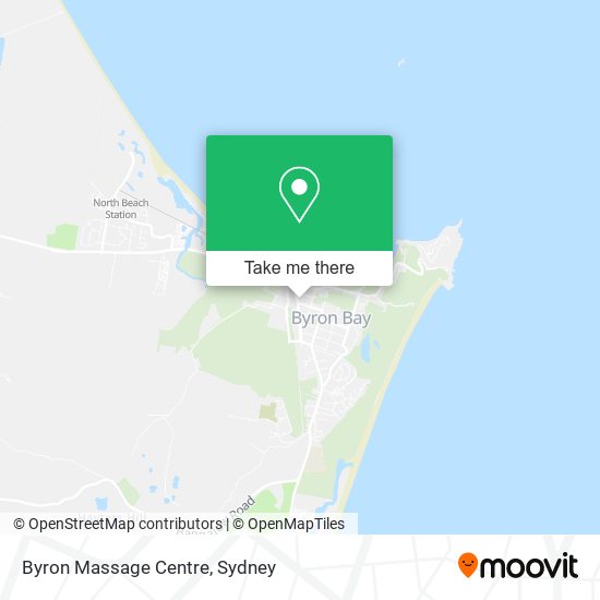 Mapa Byron Massage Centre