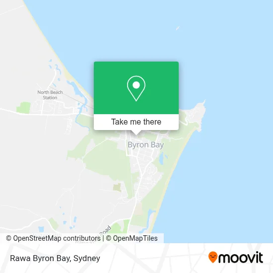 Mapa Rawa Byron Bay