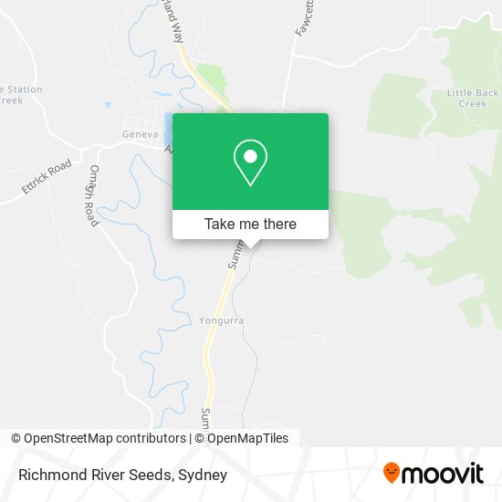 Richmond River Seeds map