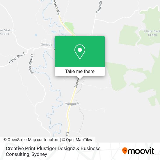 Creative Print Plustiger Designz & Business Consulting map