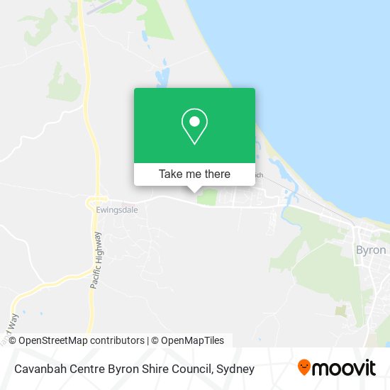 Cavanbah Centre Byron Shire Council map