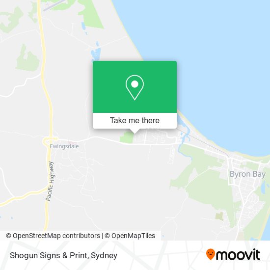 Shogun Signs & Print map