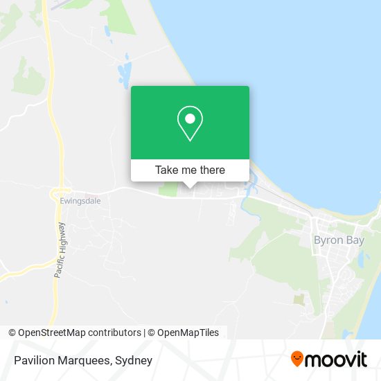 Pavilion Marquees map