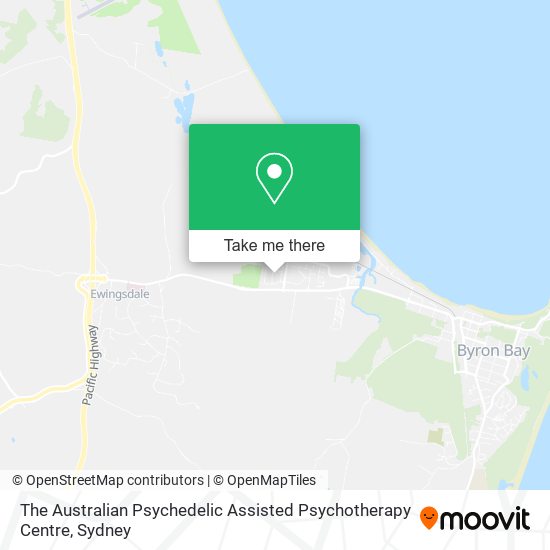 The Australian Psychedelic Assisted Psychotherapy Centre map