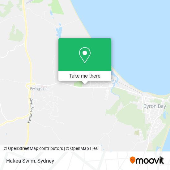 Hakea Swim map