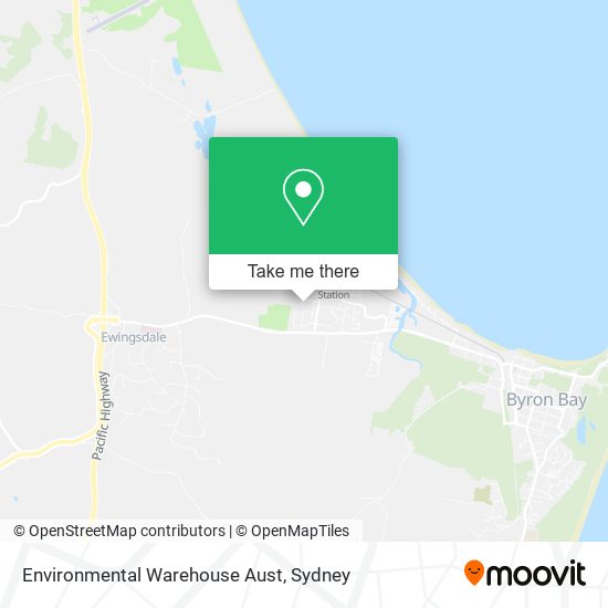 Environmental Warehouse Aust map