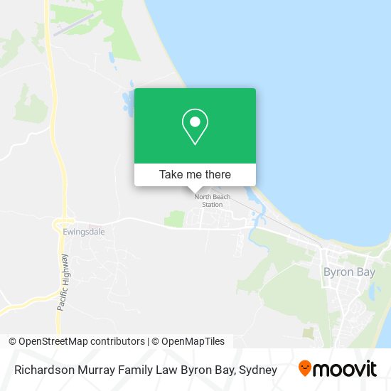Richardson Murray Family Law Byron Bay map