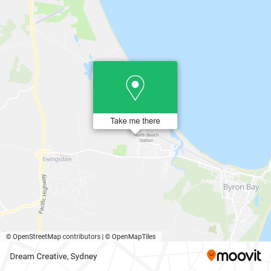 Dream Creative map