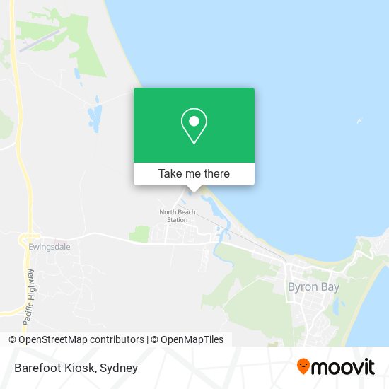 Barefoot Kiosk map