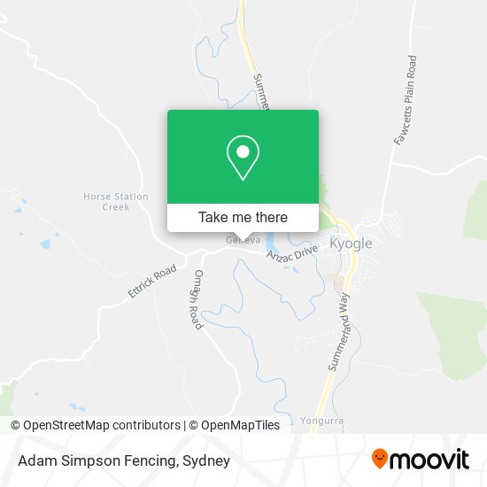Adam Simpson Fencing map